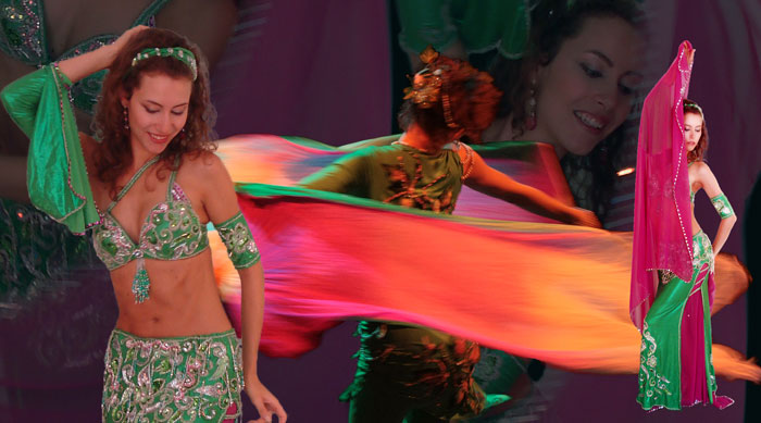 Von Kairo bis Peking: orientalische und asiatische Tänze mit Julie