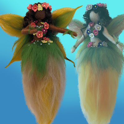 Hula Hawaii Polynesisch Tanz Fee Filz Wolle